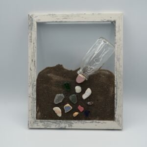 Large Framed Beach Scene