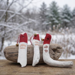 Driftwood Santa Ornament